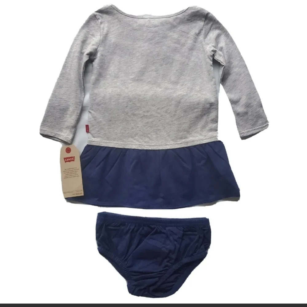 2 Piece Levi's Long Sleeved Dress with Briefs - Picture 5 of 5